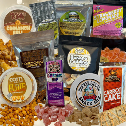 10 pc. Holiday Snacks Mega Christmas Gift Stocking by Jerky.com