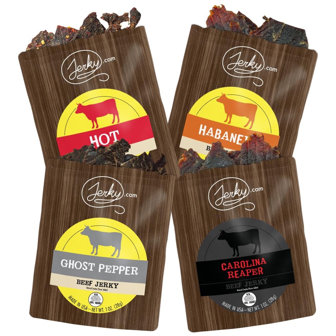 Hot Jerky Sampler Pack by Jerky.com