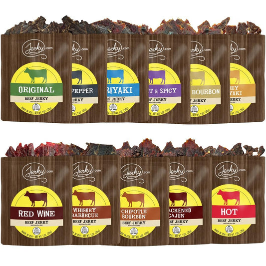 11 Piece Beef Jerky Sampler Pack by Jerky.com