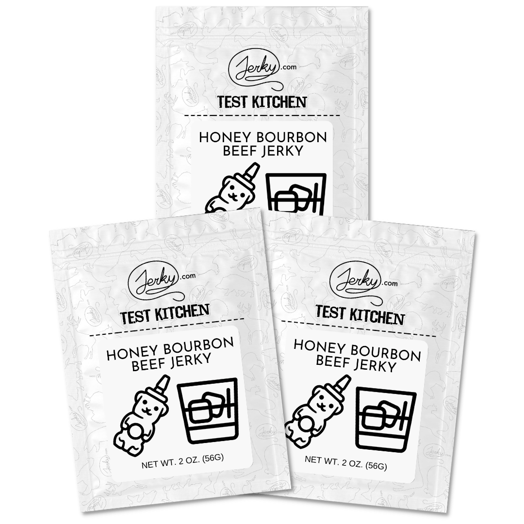 Honey Bourbon Beef Jerky 3-Pack by Jerky.com