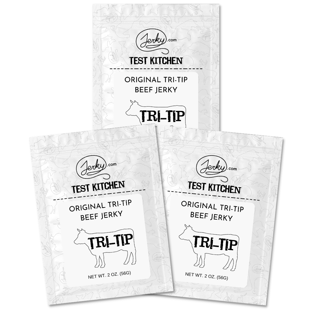 Test Kitchen Batch #32 - Original Tri-Tip Beef Jerky 3-Pack by Jerky.com