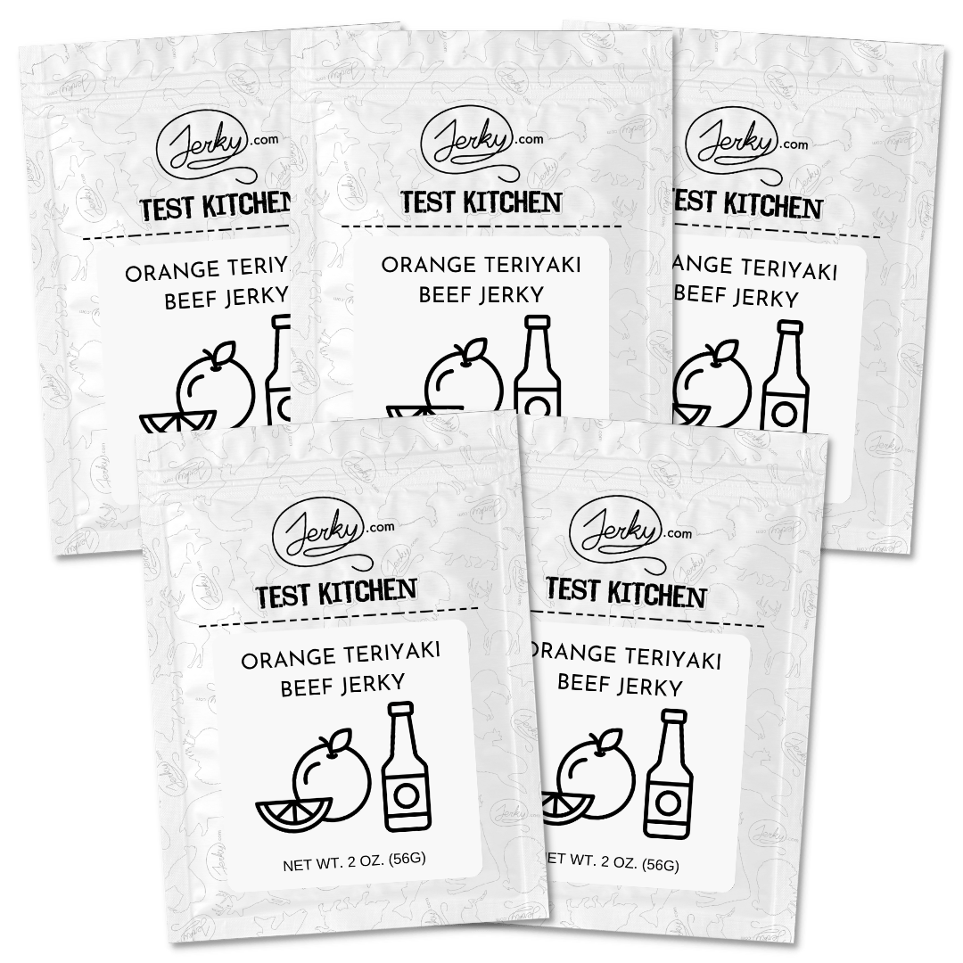 Test Kitchen Batch #35 - Orange Teriyaki Beef Jerky 5-Pack by Jerky.com