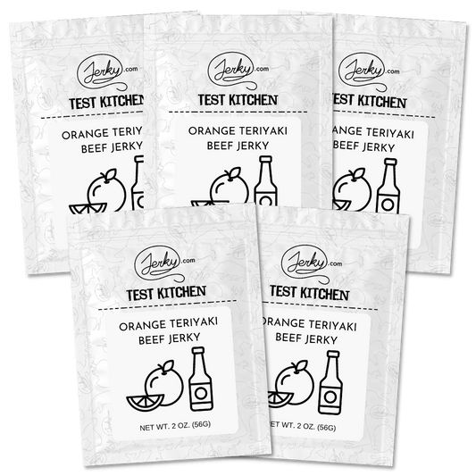 Test Kitchen Batch #35 - Orange Teriyaki Beef Jerky 5-Pack by Jerky.com