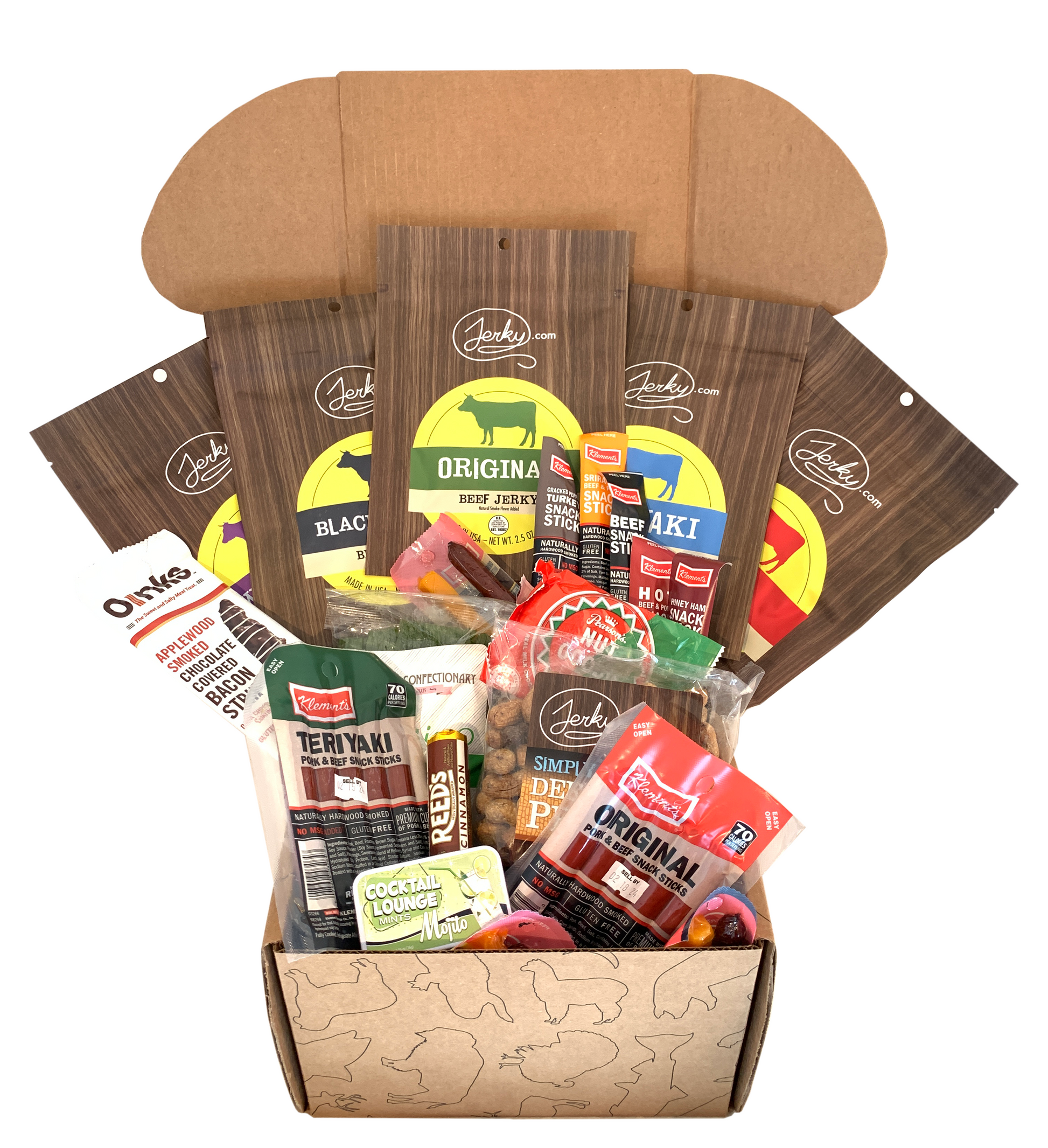  Beef Jerky Gift Baskets For Men & High Protein Fitness Snack  Box : Grocery & Gourmet Food
